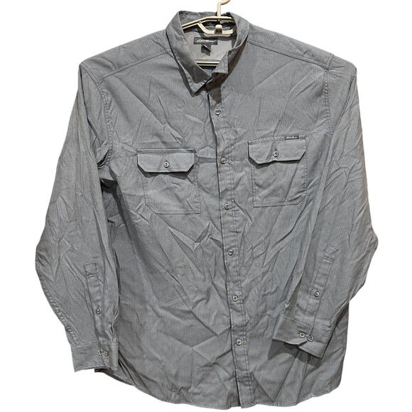 Eddie Bauer Shirt Mens 2XL Gray Button Up Classic Fit Workwear Outdoor Gorpcore - Picture 1 of 7